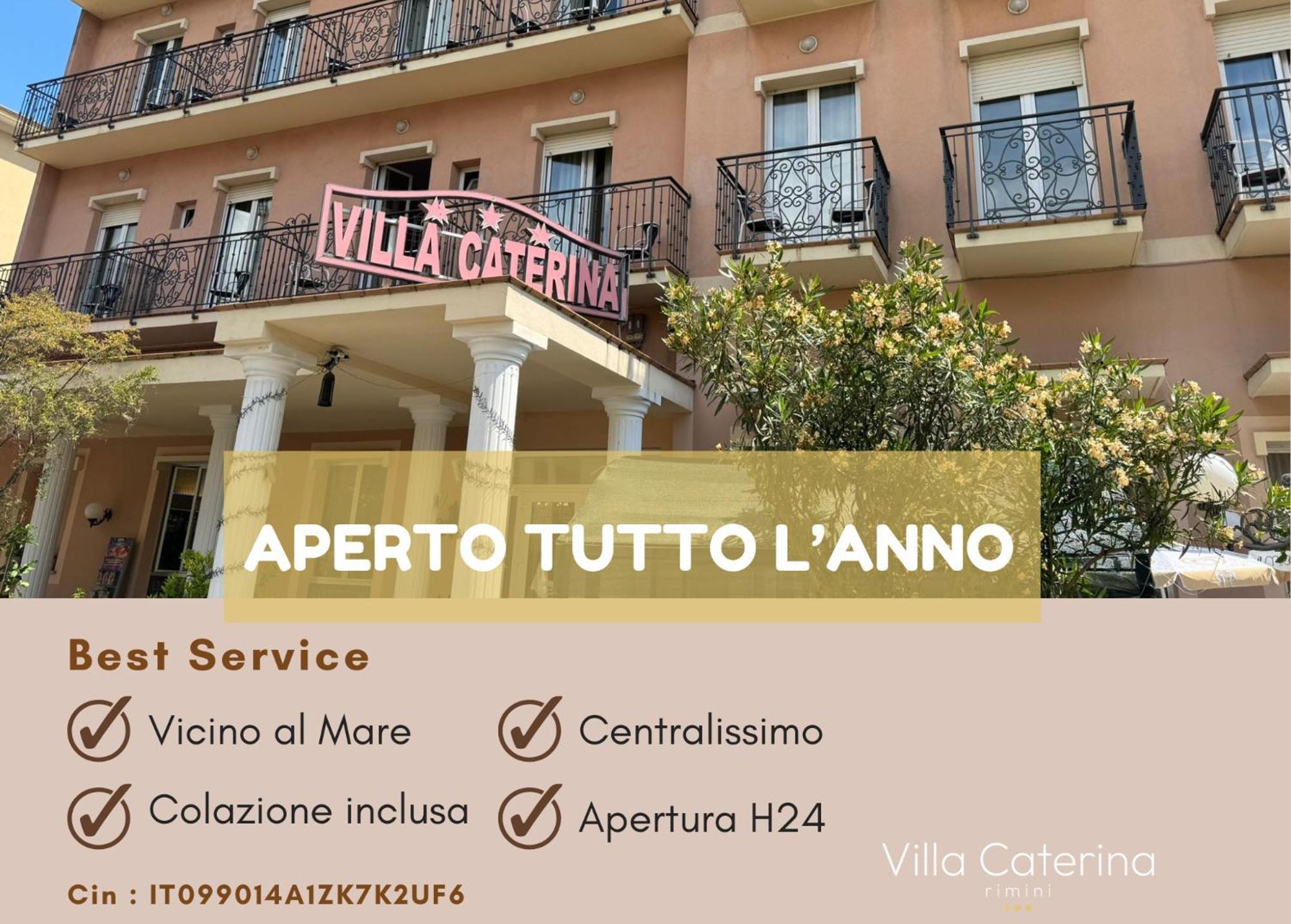 Hotel Villa Caterina ريميني المظهر الخارجي الصورة